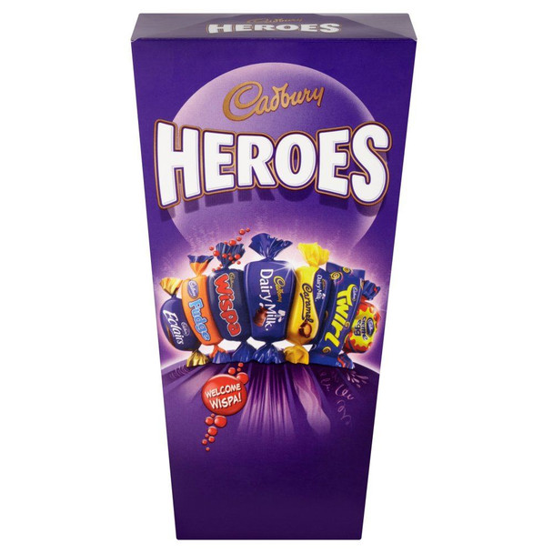 Cadburys Miniature Heroes - 323g - Dairy Milk, Caramel, Eclairs, Fudge and Many More - Pack of 2 (323g x 2 Boxes)