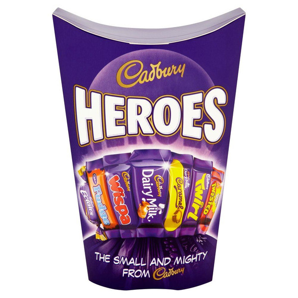 Cadburys Miniature Heroes Small - 185g - Pack of 2 (185g x 2 Boxes)