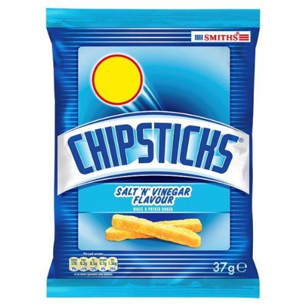 Chipsticks Salt and Vinegar - 30 packs per Box