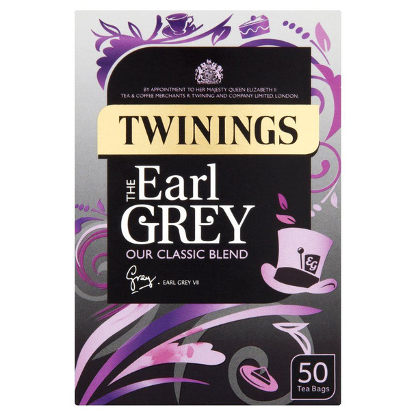 Twinings Earl Grey Tea Bags - 50's - Pack of 2 (50's x 2)