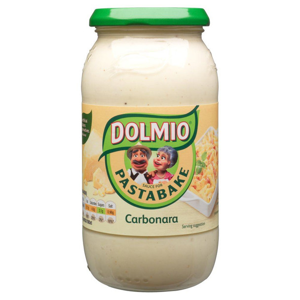 Dolmio Carbonara Pasta Bake - 480g - Single Jar (480g x 1 Jar)