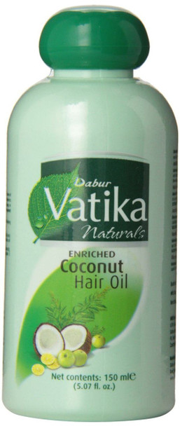 Dabur Vatika Enriched Coconut Hair Oil Pack of 3 - 150ml