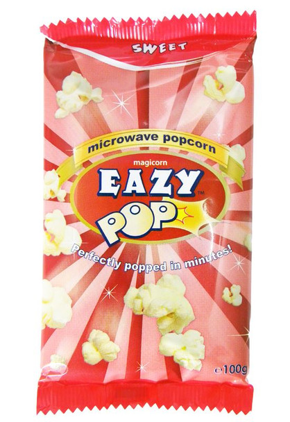 Eazy Pop - Sweet Popcorn - 100g (Pack of 3)