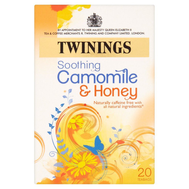 Twining Herbal Tea Camomile & Honey - Pack of 4 (20s x 4)