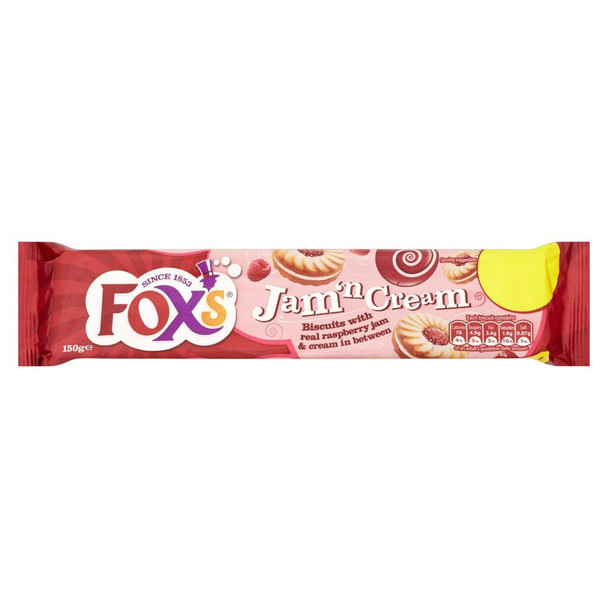 Fox's Jam Ring Sandwich Cream - 150g - Pack of 4 (150g x 4)