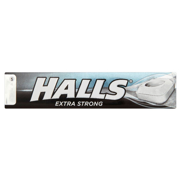 Halls Menthol Extra Strong - 35g - Pack of 6 (35g x 6 Sticks)