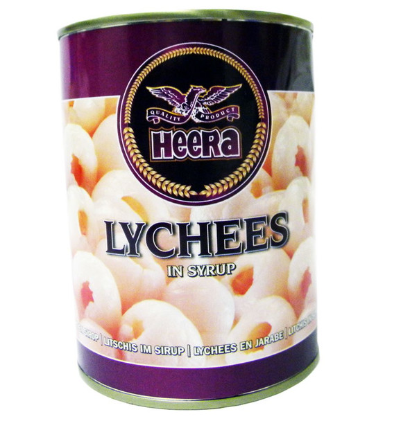 Heera - Lychees in Syrup - 567g (pack of 2)