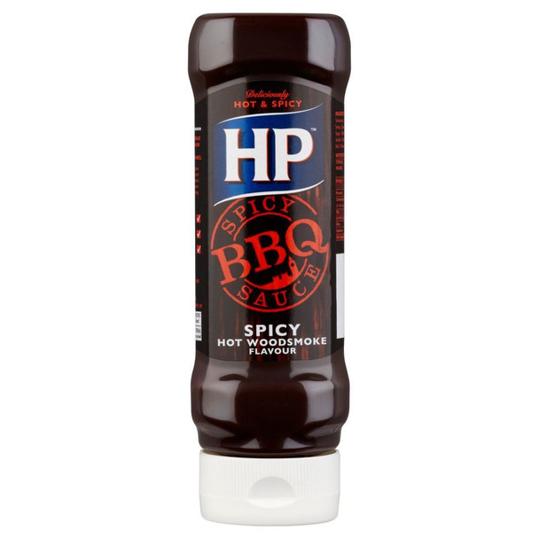 HP BBQ Spicy Top Down Sauce - 470g - Pack of 2 (470g x 2)