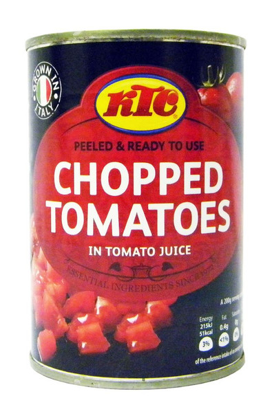 KTC - Chopped Tomatoes - 400g (pack of 4)