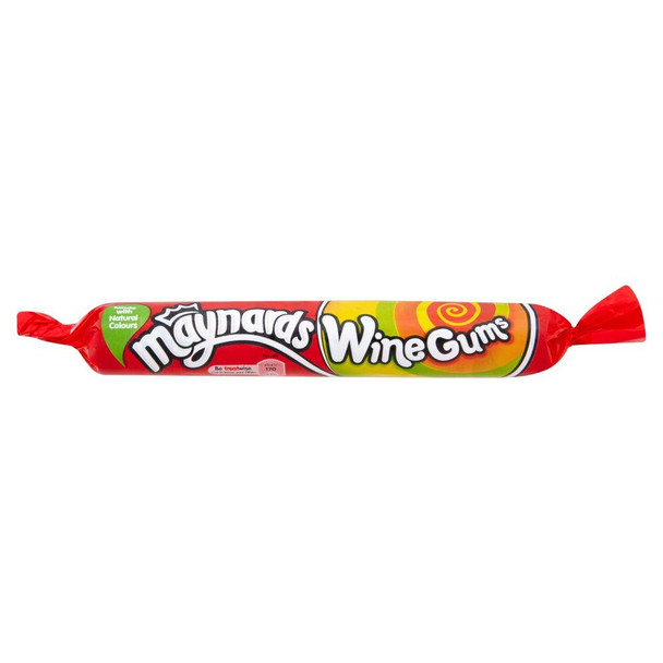 Maynards Wine Gums Roll - 52g - Pack of 12 (52g x 12 Rolls)