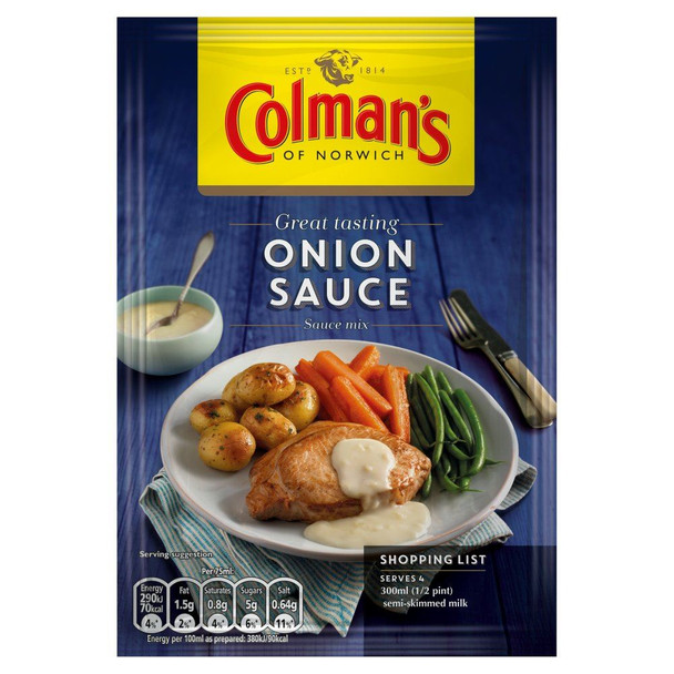 Colman's Onion Sauce Mix - 35g - Pack of 4 (35g x 4)