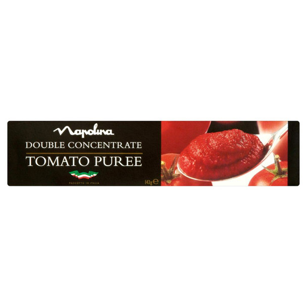 Napolina Tomato Puree Tube - 142g - Pack of 2 (142g x 2 Tubes)