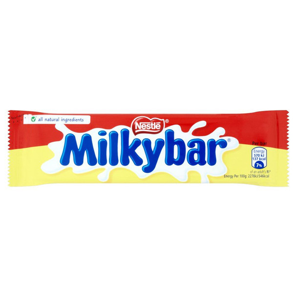 Nestle Milkybar Medium - 25g - Pack of 12 (25g x 12 Bars)