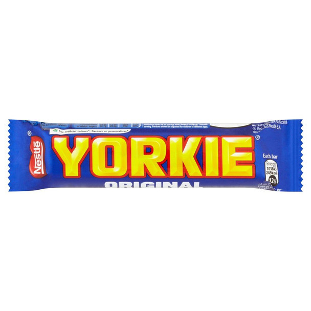 Nestle Yorkie Milk Chocolate - 46g - Pack of 12 (46g x 12 Bars)
