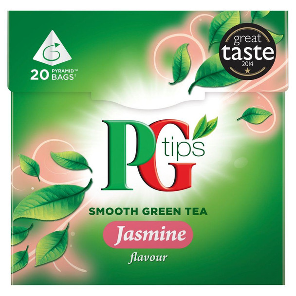 PG Tips Green Tea Jasmine - 25's - Pack of 4 (25's x 4)