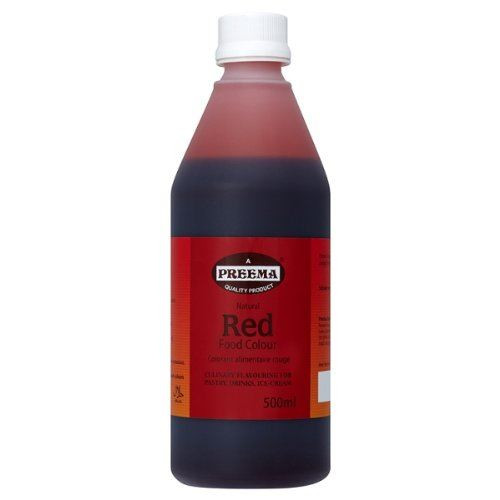 Preema Red Food Colour -1 x 500ml