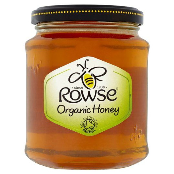 Rowse Organic Honey Clear - 340g - Pack of 2 (340g x 2)