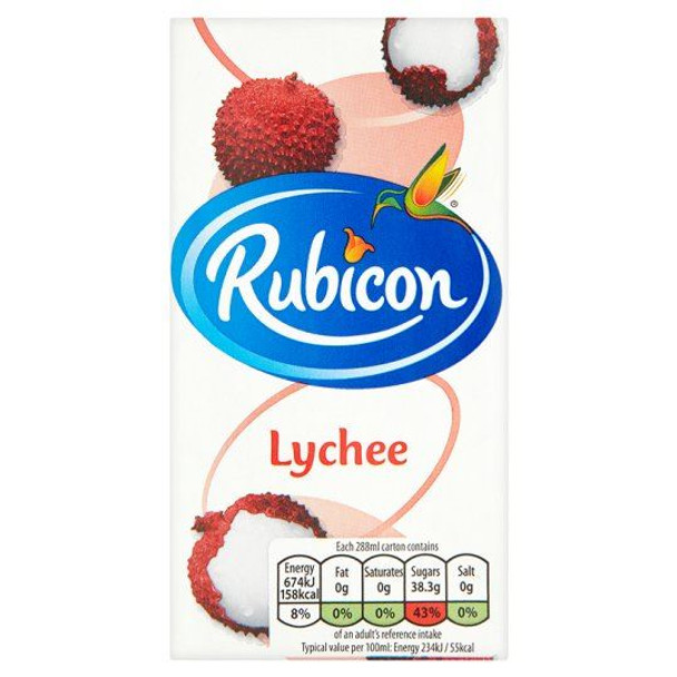 Rubicon Lychee - 288ml - Pack of 3 (288ml x 3)