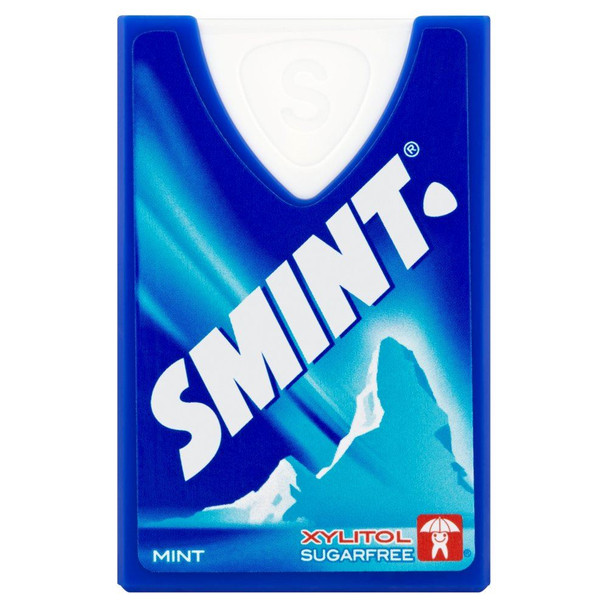 Smint Mint Flavour Sugar Free - 8g - Pack of 12 (8g x 12)