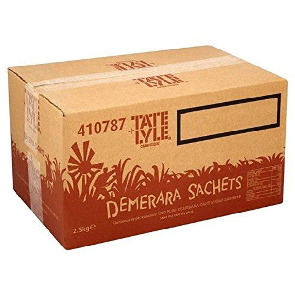 Tate and Lyle Demerara Sugar Sachets Pack of 1000 -approx 1000 sachets.