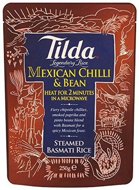 Tilda Steamed Basmati Mexican Bean & Chilli -6 x 250g