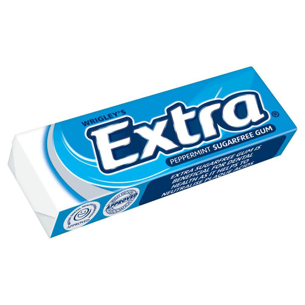 Wrigley's Extra Peppermint - 14g - Pack of 10 (14g x 10)