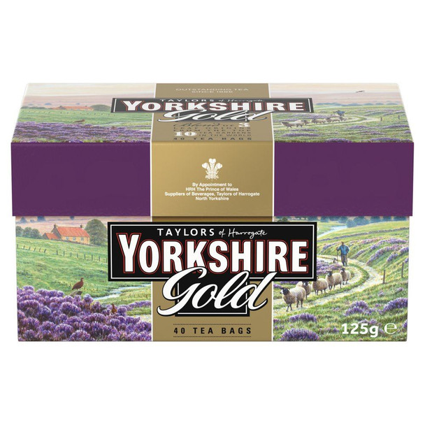 Yorkshire Tea Gold - 40's - Pack of 4 (40's x 4)