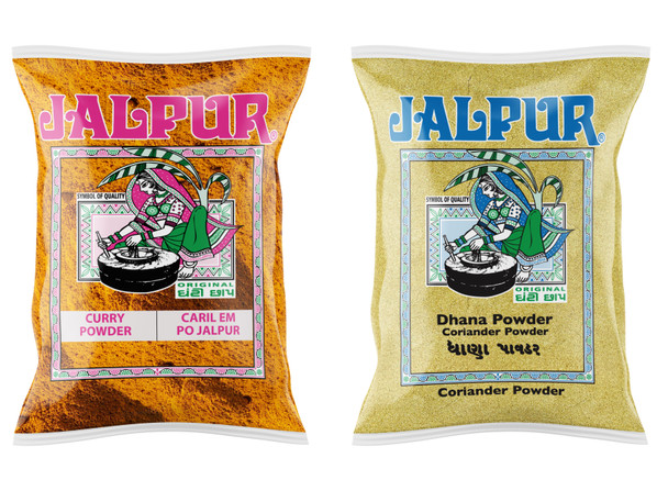 Jalpur Millers Spice Combo Pack - Curry Powder 100g - Coriander Powder 100g (2 Pack)