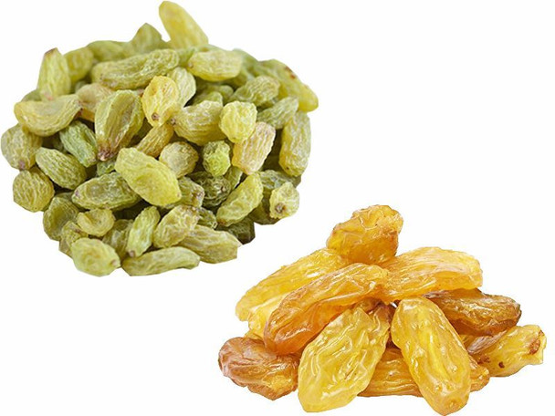 Jalpur Millers Dry Fruit Pack - Golden Sultana 150g - Green Raisins 150g (2 Pack)