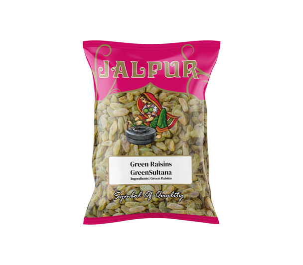 Jalpur Millers Dry Fruit Pack - Golden Sultana 150g - Green Raisins 150g (2 Pack)