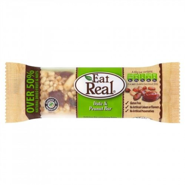 Eat Real - Date & Peanut Bar - 40g (Pack of 5)