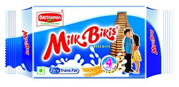 Britannia - Milk Biscuits - 100g (Pack of 5)