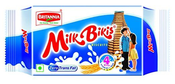 Britannia - Milk Biscuits - 100g (Pack of 20)