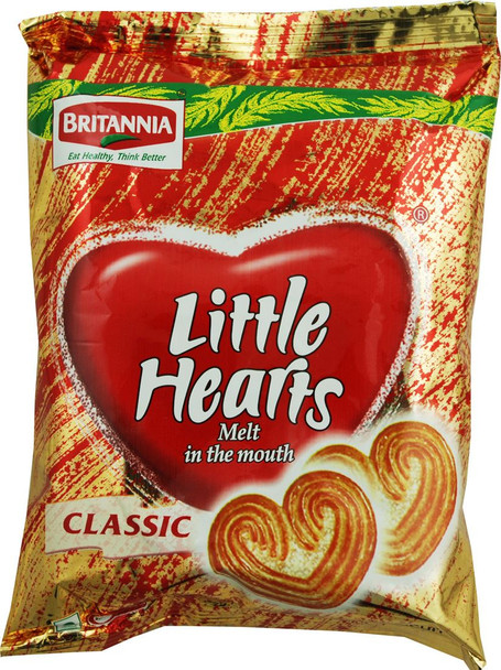 Britannia - Little Hearts Biscuits - 75g (Pack of 5)