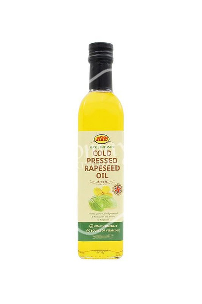 KTC - Basil Infused Rapeseed Oil - 500ml (Pack of 2)