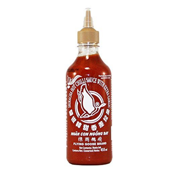 Flying Goose - Hot Chilli Sauce with Garlic - 455ml