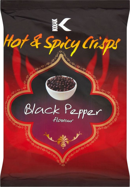 Kolak - Black Pepper Crisps - 25g (Pack of 10)