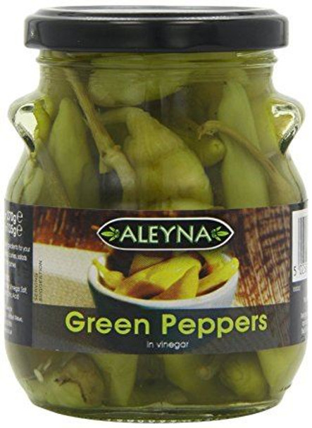 Aleyna - Green Peppers & Hot Chillies in Vinegar Combo - 275g (Pack of 2)