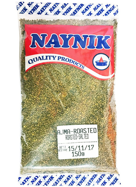 Naynik - Salted & Roasted Ajwain/Carom (Indian Mouth Freshner) - 150g (Pack of 2)