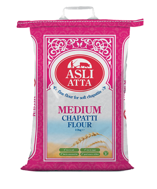 Asli Atta - Medium Chapatti Flour - 10kg