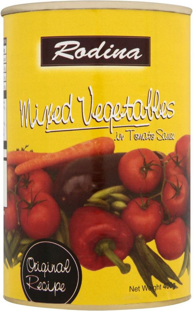 Rodina - Mixed Vegetables in Tomato Sauce - 400g (Pack of 2)