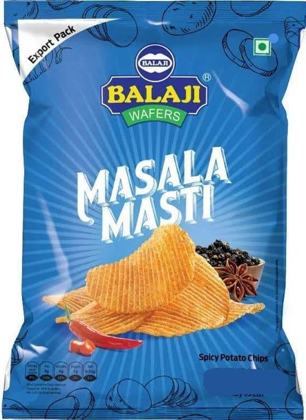 Balaji Masala Masti (spicy potato chips) - 150g