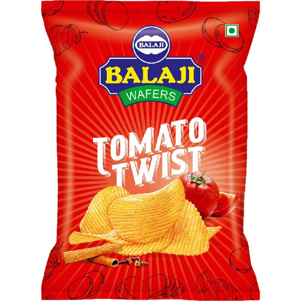 Balaji Tomato Twist (tomato potato wafer) - 135g