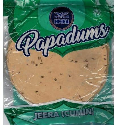 Heera  Jeera Papadums (cumin) - 200g