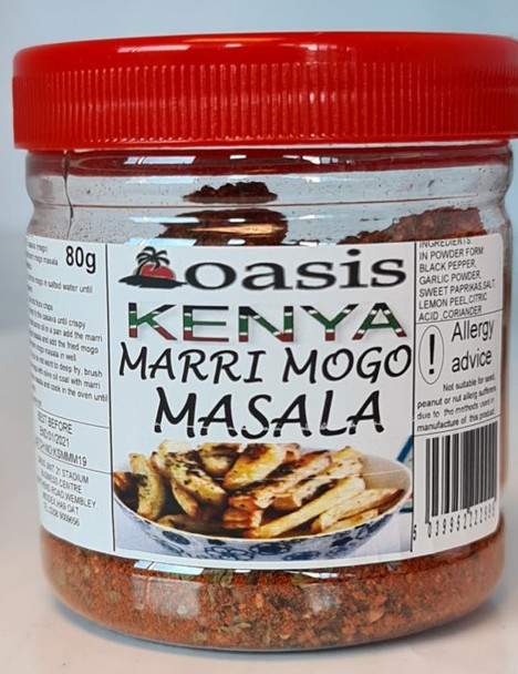 Oasis - Kenya Marri Mogo Masala - (spice mix for black pepper flavour cassava) - 80g