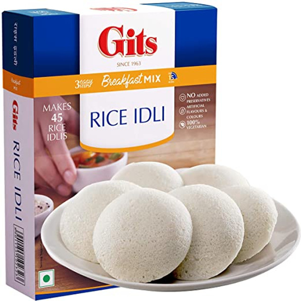 Gits - Rice Idli - (ready to cook savoury rice cake dry mix) - 500g