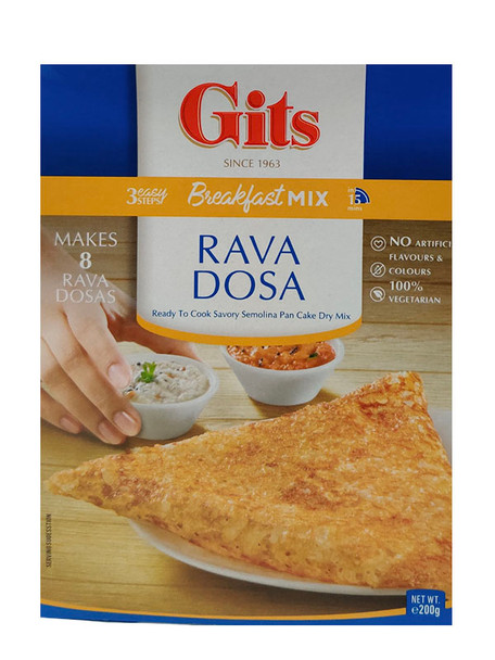 Gits - Rava Dosai - (ready to cook savoury semolina pan cake dry mix) - 200g
