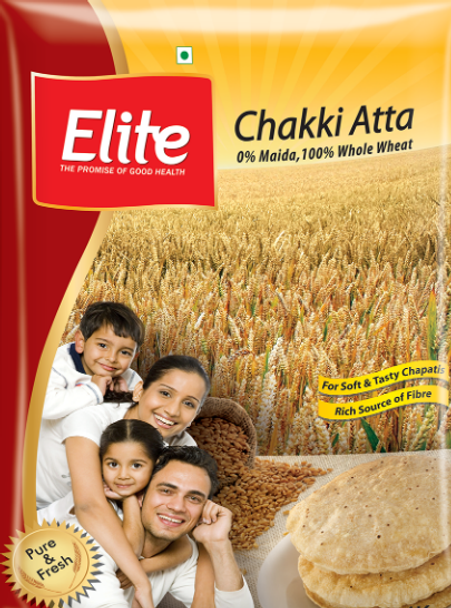 Elite - Chakki Atta - (100% whole wheat 0% maida) - 5kg