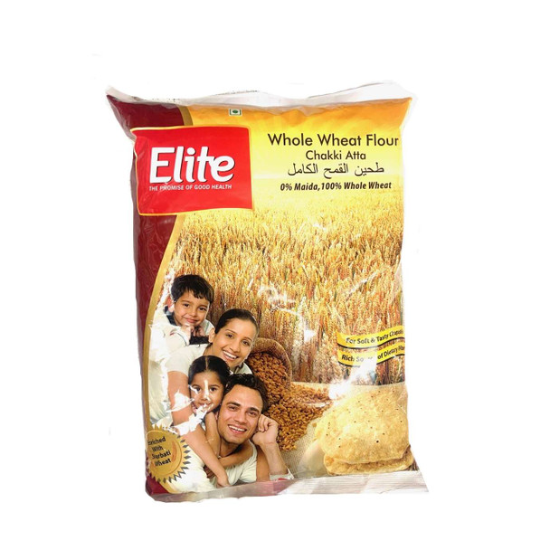 Elite - Chakki Atta - (100% whole wheat 0% maida) - 1kg