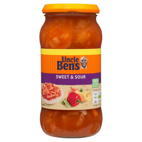 Uncle Ben's Sweet & Sour Sauce 450g Single Jar (450g x 1 Jar)